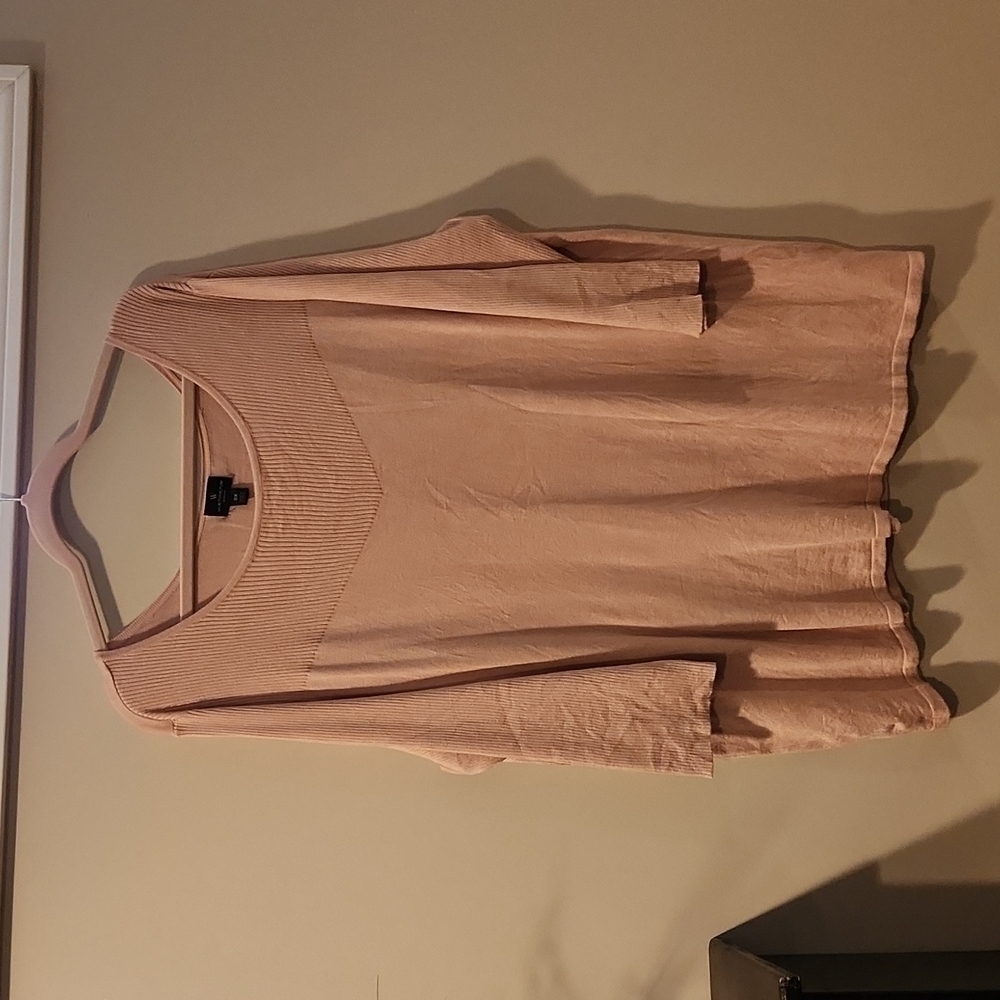 Blush pink lightweight sweater